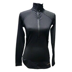 Nike Pro Women's Long Sleeve Black Quarter Zip Pullover Livestrong Sizes Medium